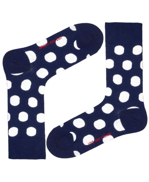 Big Polka Cotton Polka Dots Crew Socks