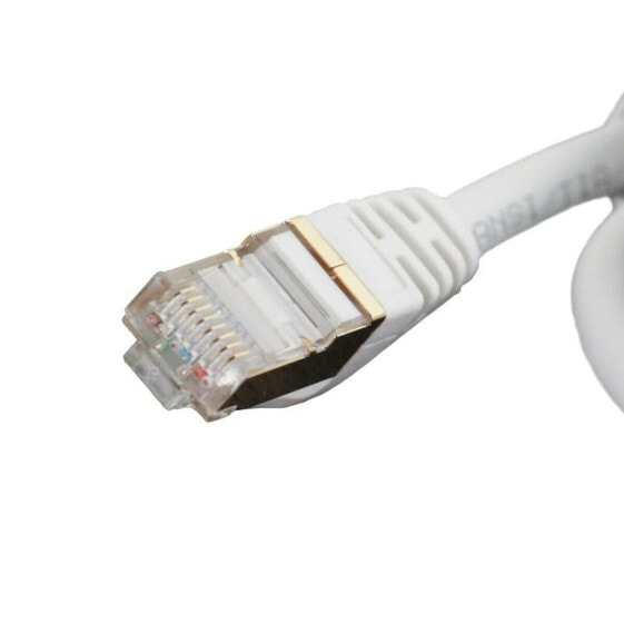Жесткий сетевой кабель FTP кат. 7 iggual IGG318652 Белый 2 m