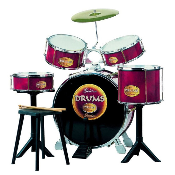 REIG MUSICALES Golden Drums 83x82x55555 cm Battery