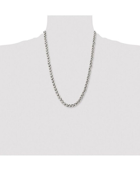Chisel stainless Steel Spiga Necklace
