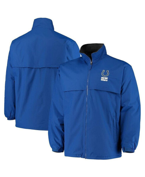 Men's Royal Indianapolis Colts Triumph Fleece Full-Zip Jacket