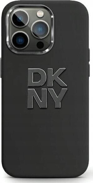 DKNY DKNY Liquid Silicone Metal Logo - Etui iPhone 15 / 14 / 13 (czarny)