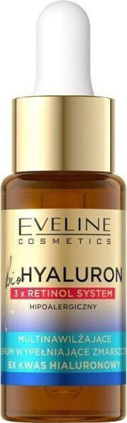 Eveline bioHYALURON 3xRetinol System Multinawilżające Serum wypełniające zmarszczki 18ml (5903416035312)