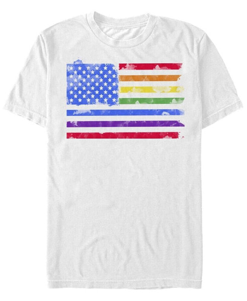 Men's Watercolor Pride Short Sleeve Crew T-shirt