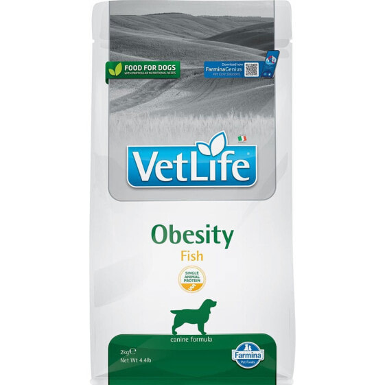 FARMINA Vet Life Natural Obesity Fish Adult 2kg Cat Food