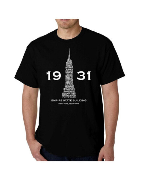 Men's Word Art - Empire State Building T-Shirt