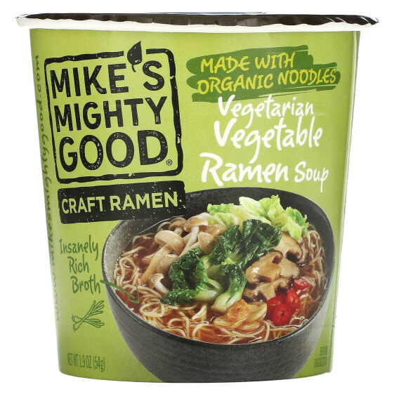 Суп рамен овощной Craft, вегетарианский Mike's Mighty Good 54 г