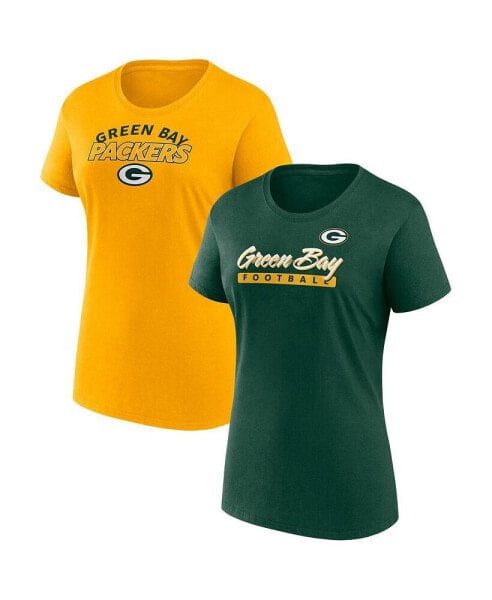 Women's Green Bay Packers Risk T-Shirt Combo Pack