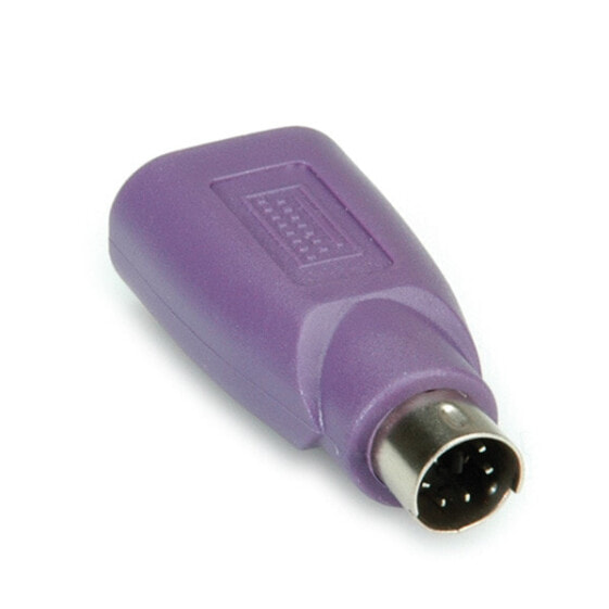 VALUE PS/2 to USB Adapter - Keyboard purple - USB A - PS/2 - Purple