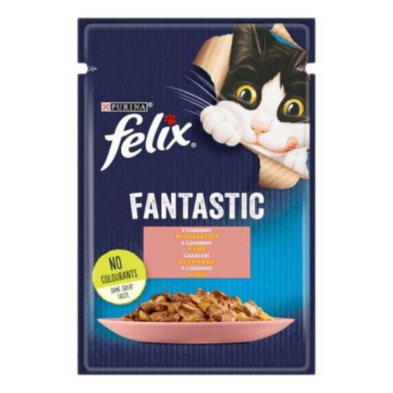 PURINA NESTLE Felix Fantastic With Salmon In Jelly 85g Wet Cat Food