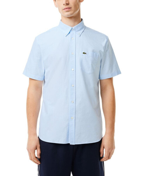 Men's Short Sleeve Button-Down Oxford Shirt