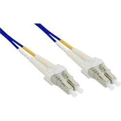 InLine Fiber Optical Duplex Cable LC/LC 50/125µm OM4 0.5m