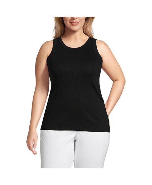 Plus Size Rib Tank Top