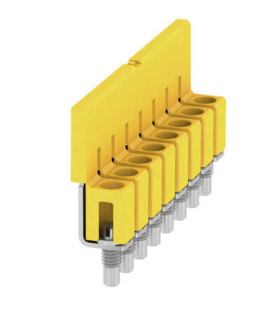 Weidmüller WQV 2.5/8 - Cross-connector - 10 pc(s) - Polyamide - Yellow - -60 - 130 °C - V0