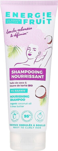 Shampoo für lockiges Haar mit Kokosöl und Sheabutter