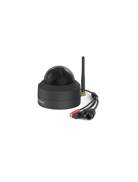Foscam D4Z, IP security camera, Indoor & outdoor, Wired & Wireless, Ceiling, Black, Bulb