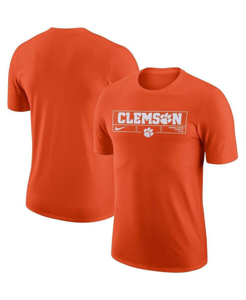 Men's Orange Clemson Tigers Wordmark Stadium T-shirt
