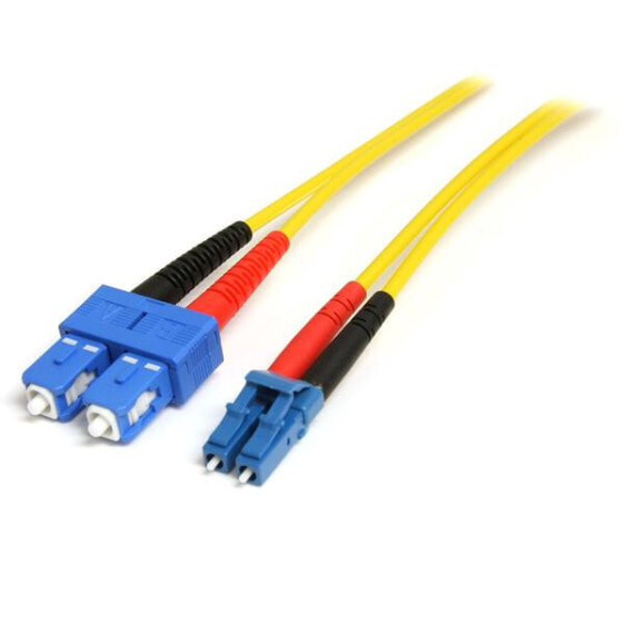 StarTech.com Fiber Optic Cable - Single-Mode Duplex 9/125 - LSZH - LC/SC - 10 m - 10 m - OS1 - LC - SC