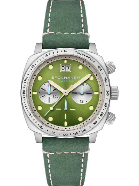 Часы Spinnaker Hull Chrono Shire Green