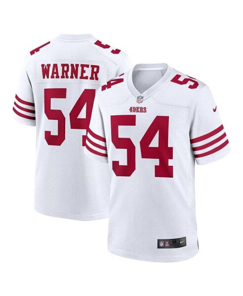 Men's Fred Warner White San Francisco 49ers Player Game Jersey