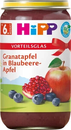 Früchte Granatapfel in Blaubeere-Apfel ab 6. Monat, 250 g