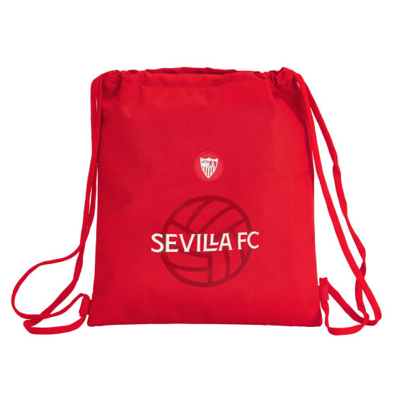 Сумка-рюкзак на веревках Sevilla Fútbol Club Красный 35 x 40 x 1 cm