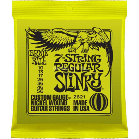 Ernie Ball EB2621 Regular Slinky Guitar 7-Strings 10-56