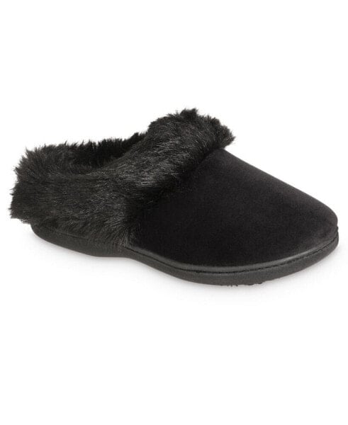 Women's Velour Valerie Comfort Hoodback Slippers