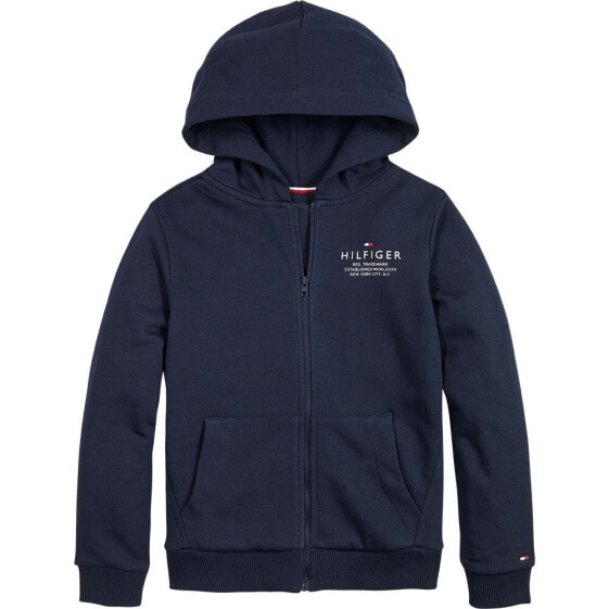 TOMMY HILFIGER Logo full zip sweatshirt