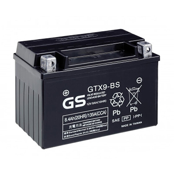 GS BATERIAS GS GTX9-BS Battery