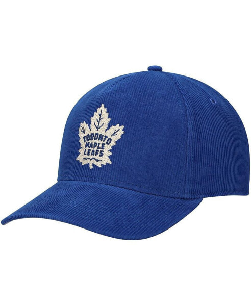 Men's Blue Toronto Maple Leafs Corduroy Chain Stitch Adjustable Hat