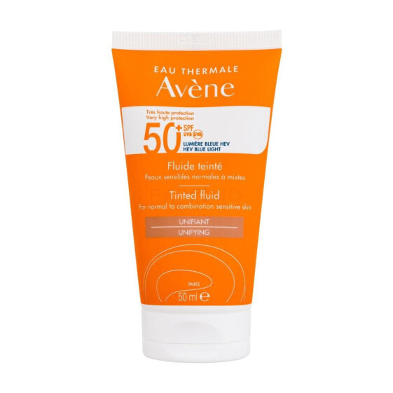 Avene Sun Tinted Fluid SPF50+ 50 ml sonnenschutz fürs gesicht wasserfest unisex