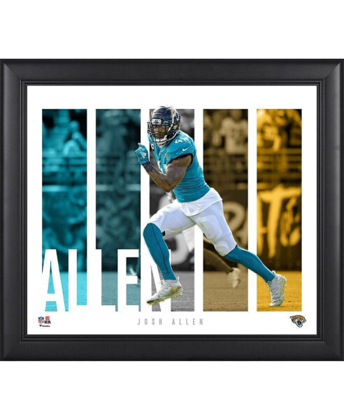 Josh Allen Jacksonville Jaguars Framed 15" x 17" Panel Player Collage