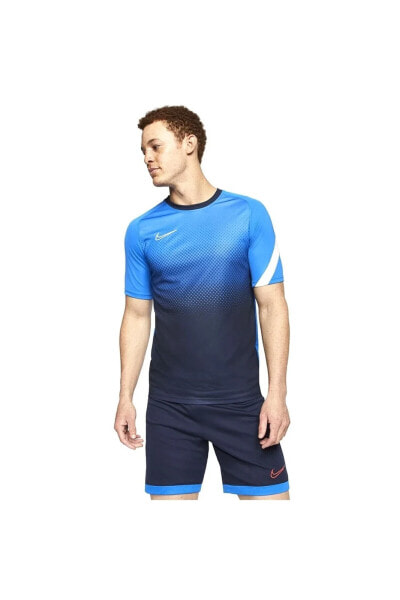 Футбольная майка для мужчин Nike Dry Acd Top SS GX FP синего цвета CJ9916-427