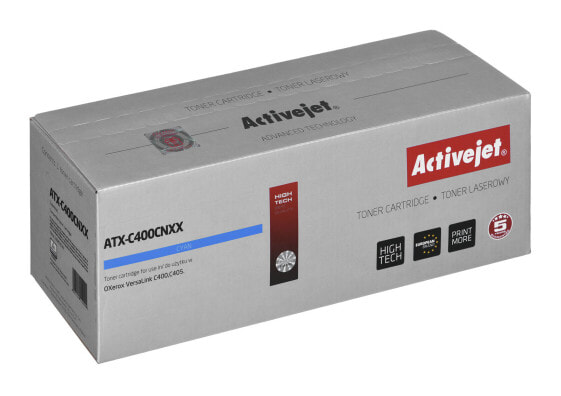 Activejet ATX-C400CNXX toner (replacement for Xerox 106R03534; Supreme; 8000 pages; blue) - 8000 pages - Cyan - 1 pc(s)