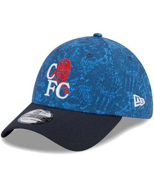 Men's Blue, Navy Chelsea Retro All Over Print 39THIRTY Flex Hat