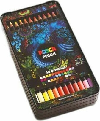 Posca Posca - Color Pencils - Bright and intense colors (36 pcs) (402005)