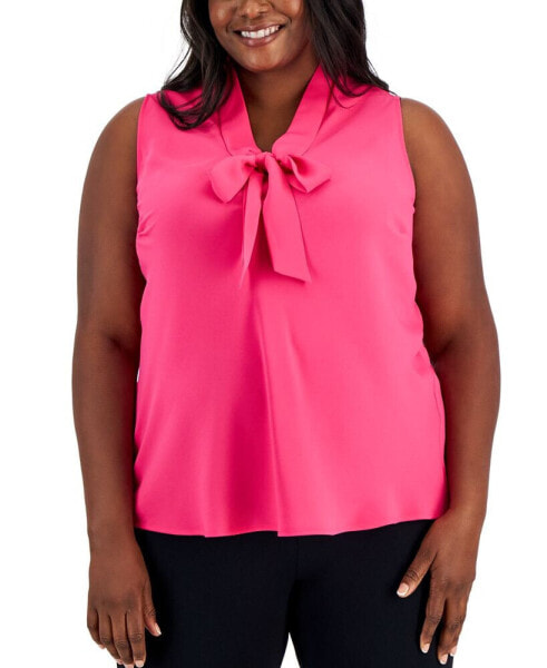 Plus Size Bow Top