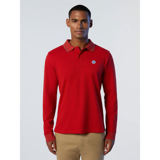 NORTH SAILS Graphic long sleeve polo