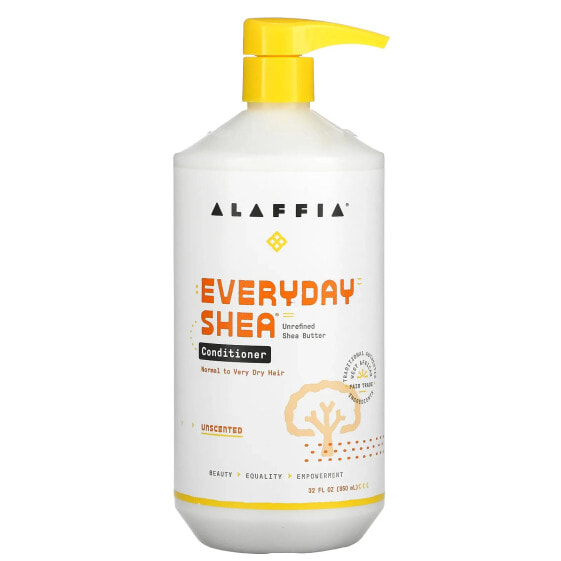 Everyday Shea Conditioner, Normal to Very Dry Hair, Unscented, 32 fl oz (946 ml)