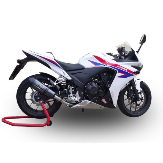 GPR EXHAUST SYSTEMS GP EVO4 Poppy Honda CBR500 R 2023-2024 E5 Conical homologated slip on muffler