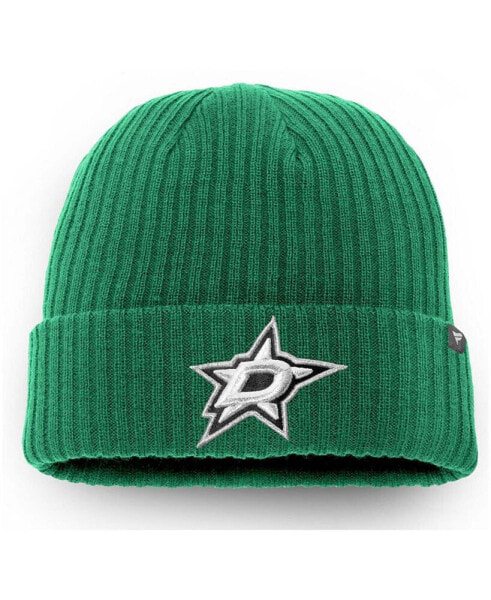 Men's Kelly Green Dallas Stars Core Primary Logo Cuffed Knit Hat