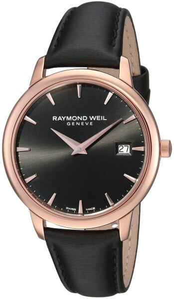 RAYMOND WEIL Women's 5388-PC5-20001 Toccata Analog Display Swiss Quartz Black...