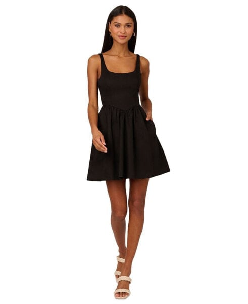 Women's Scoop-Neck Mini Dress