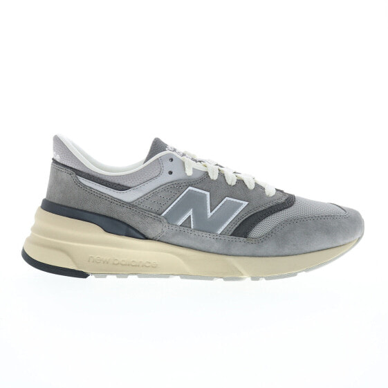 New Balance 997R U997RHA Mens Gray Suede Lace Up Lifestyle Sneakers Shoes