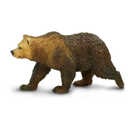 Фигурка Safari Ltd Grizzly Bear 2 Figure (Медведь бурый 2)