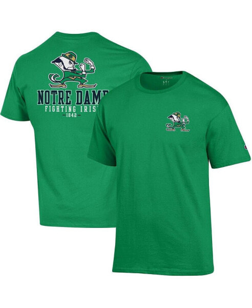 Men's Green Notre Dame Fighting Irish Team Stack 2-Hit T-shirt