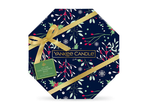 Advent calendar of tea candles with a candlestick 24 x 9.8 g