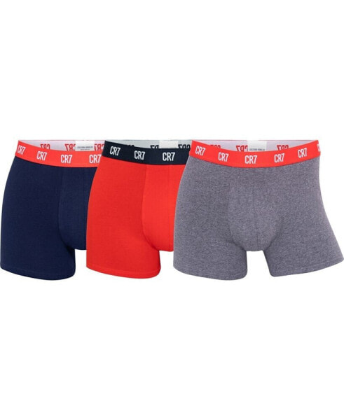 Cristiano Ronaldo Men's Basic Trunk, Pack of 3