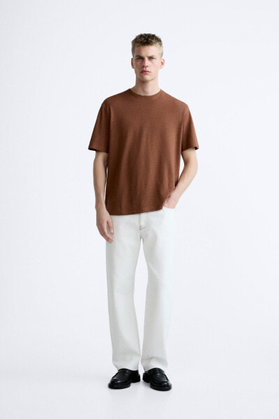 Linen - cotton t-shirt